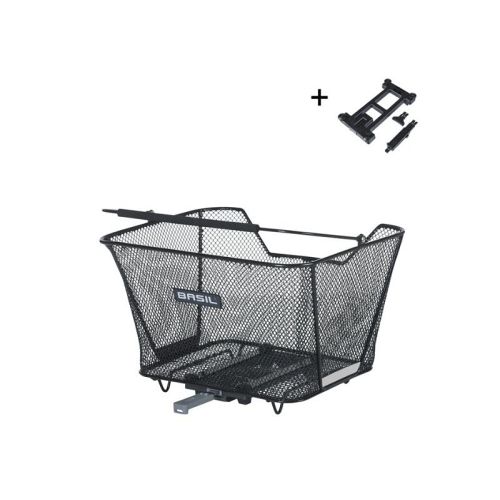 Basil Lesto cykelkurv med MIK 2.0 beslag til bagagebærer - Kibæk Cykler