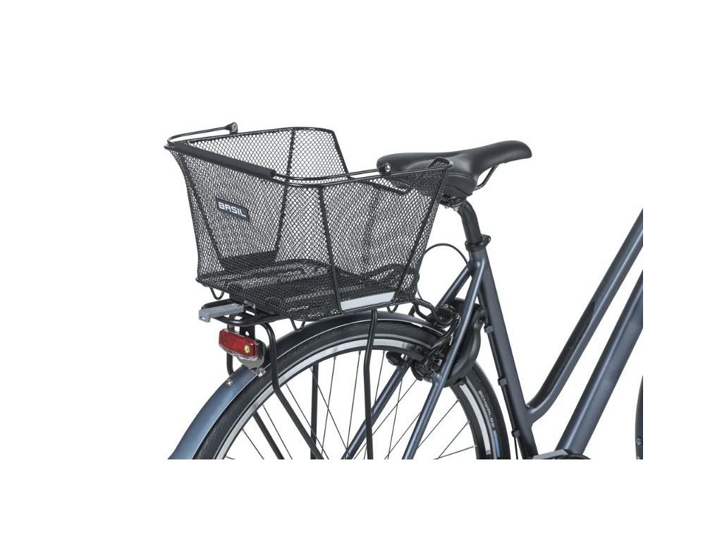 Basil Lesto cykelkurv med MIK 2.0 beslag til bagagebærer - Kibæk Cykler
