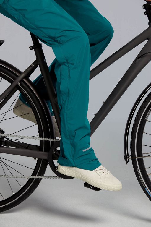 Basil Skane Lady regnbukser - Teal Green
