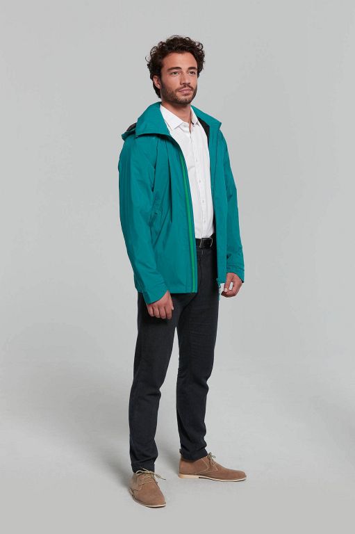 Basil Skane Men regnjakke - Teal Green