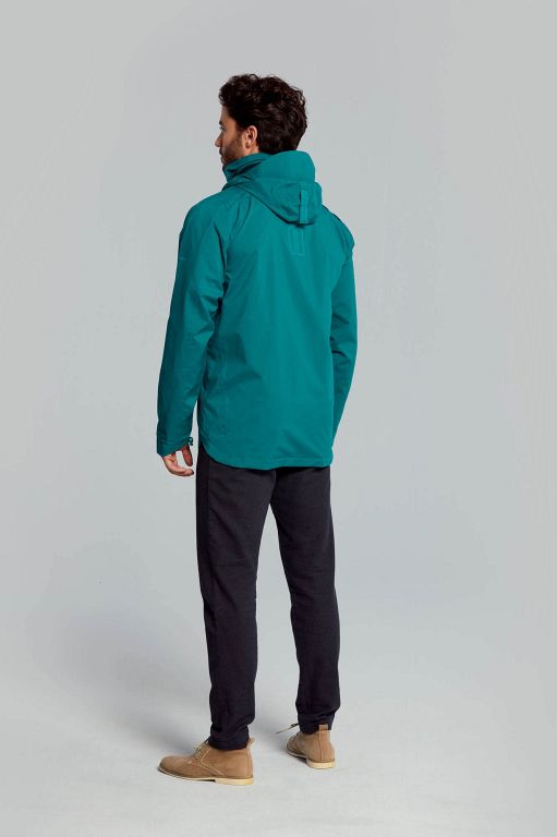 Basil Skane Men regnjakke - Teal Green