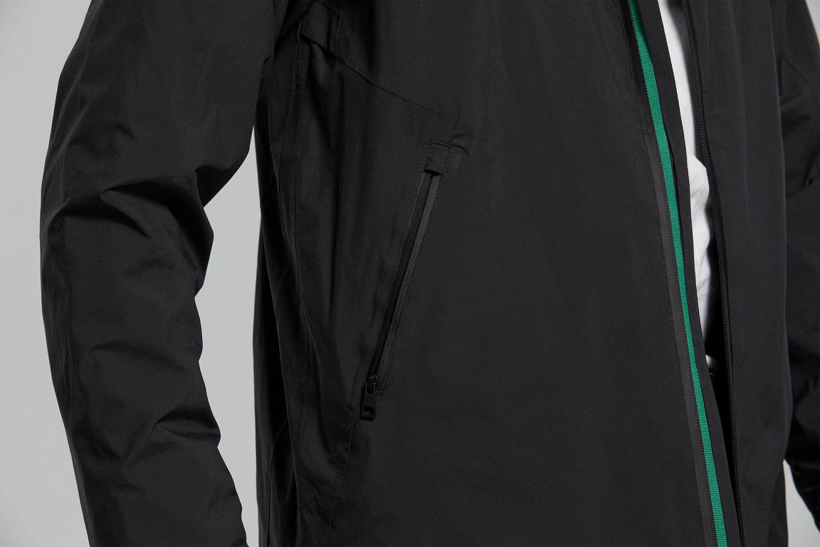 Basil Skane regnjakke herre - jet black