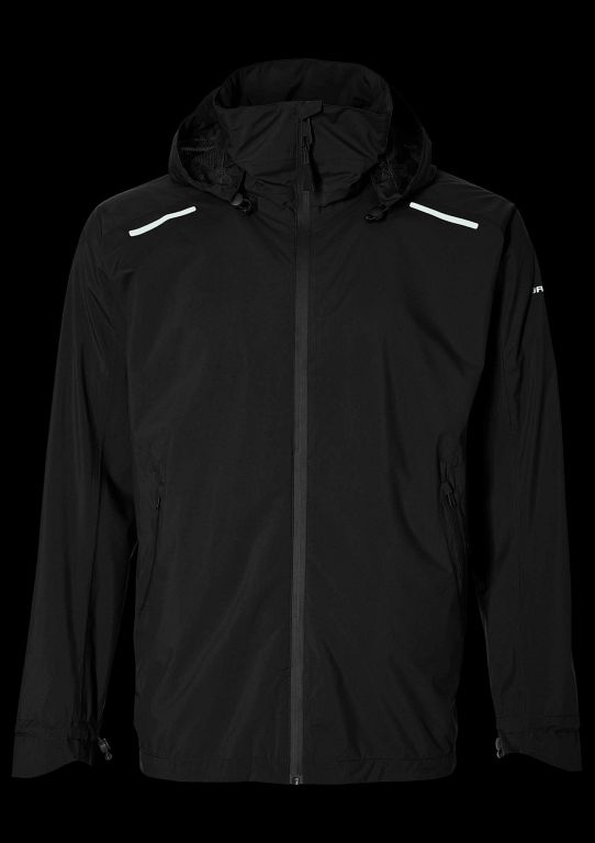 Basil Skane regnjakke herre - jet black