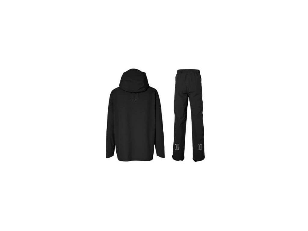 Basil Hoga unisex regntøj - Jet Black - regnjakke og regnbukser til cykling - Kibæk Cykler