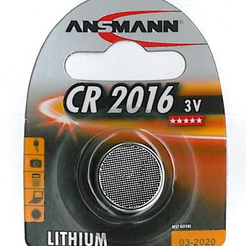 Ansmann CR2016 batteri til cykelcomputer - Kibæk Cykler
