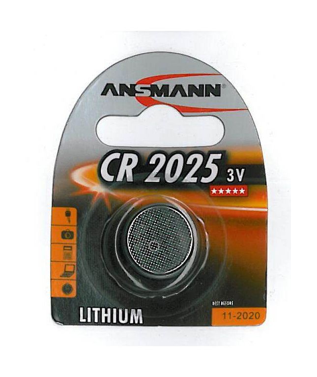 Ansmann CR2025 knap batteri - Kibæk Cykler