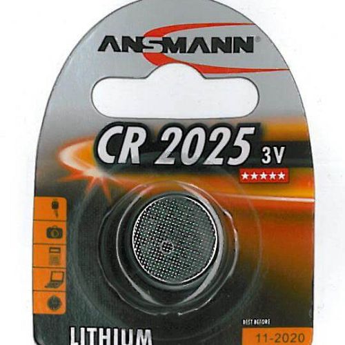 Ansmann CR2025 knap batteri - Kibæk Cykler