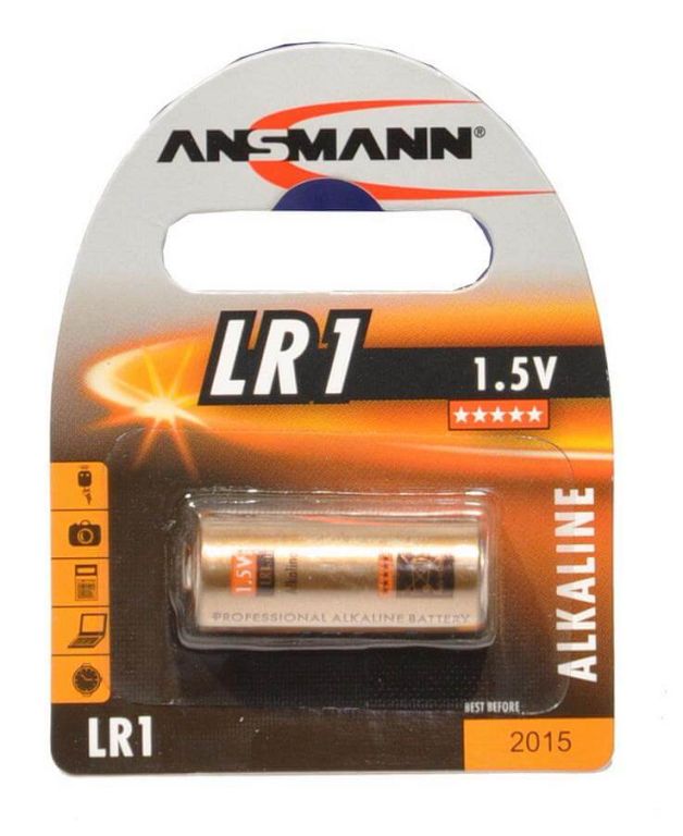 Ansmann LR1 1,45 volt batteri til cykellygte - Kibæk Cykler