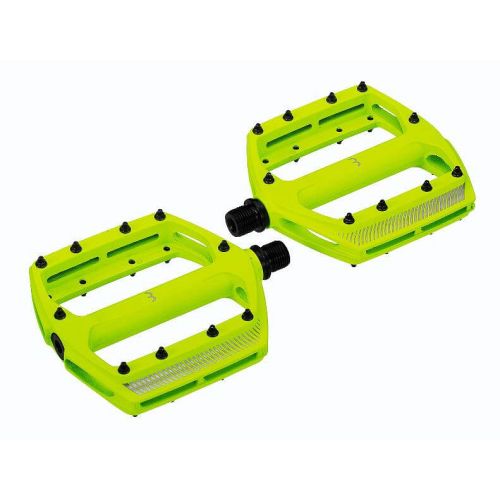 BBB CoolRide flats pedaler - Neon gul
