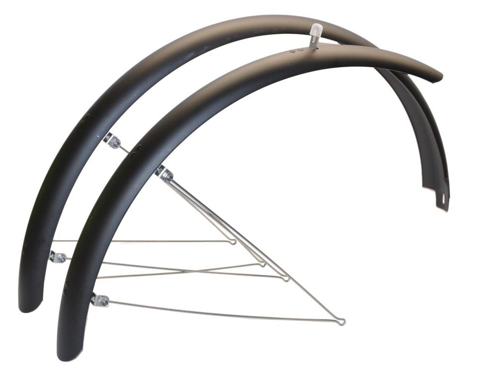BikePartner skærme til cykel 60 mm brede - 27,5"-29" - Kibæk Cykler