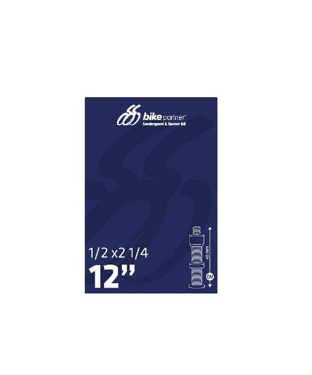 BikePartner cykelslange 12½ x2-1/4 Dunlop ventil - Kibæk Cykler