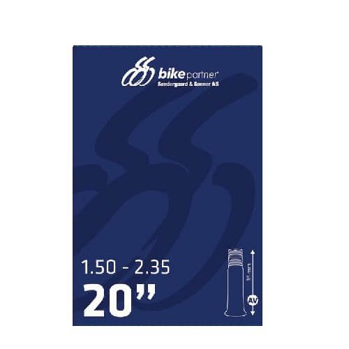 BikePartner slange 20x1,50-2,35 Auto-ventil