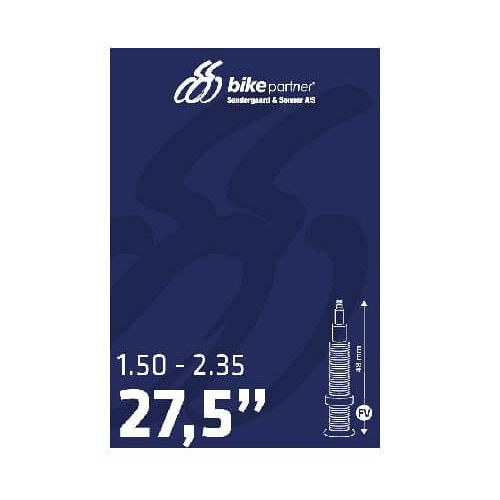 BikePartner slange 27,5x1,50-2,35 med racerventil - Kibæk Cykler
