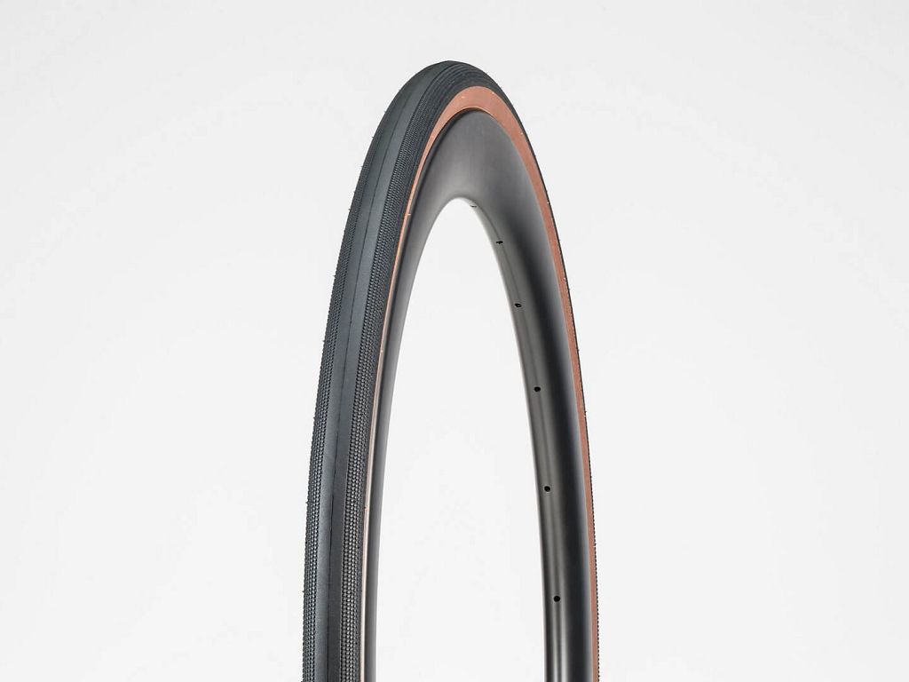 Bontrager R3 Hard Case Lite TLR tubeless foldedæk Black/Dark Brown 700x32C