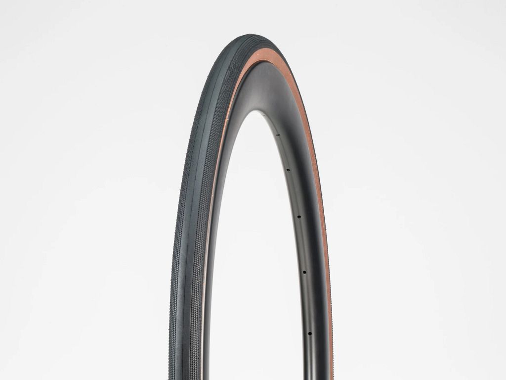 Bontrager R3 Hard-Case Lite TLR tubeless dæk - sort/brun - 700x28C - Kibæk Cykler