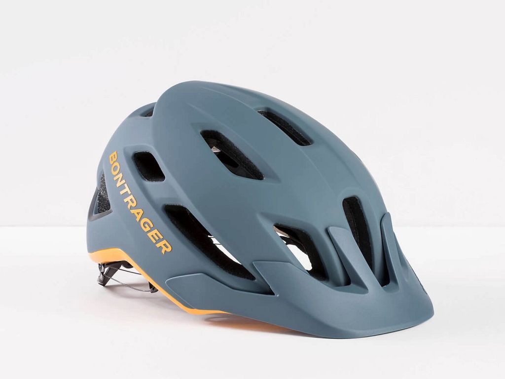 Bontrager Quantum MIPS MTB cykelhjelm - Battleship Blue / Marigold