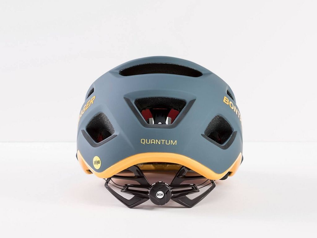 Bontrager Quantum MIPS MTB cykelhjelm - Battleship Blue / Marigold