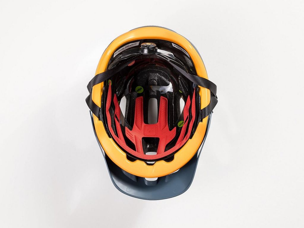 Bontrager Quantum MIPS MTB cykelhjelm - Battleship Blue / Marigold