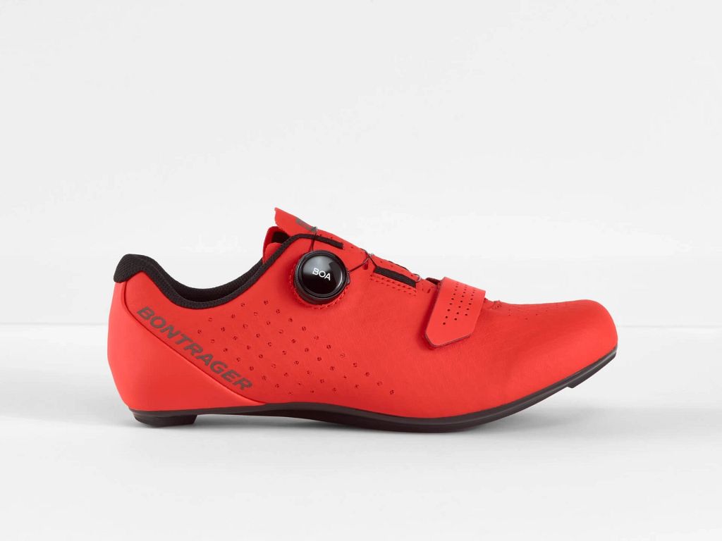 Bontrager Circuit Road cykelsko - Radioactive Red - Kibæk Cykler