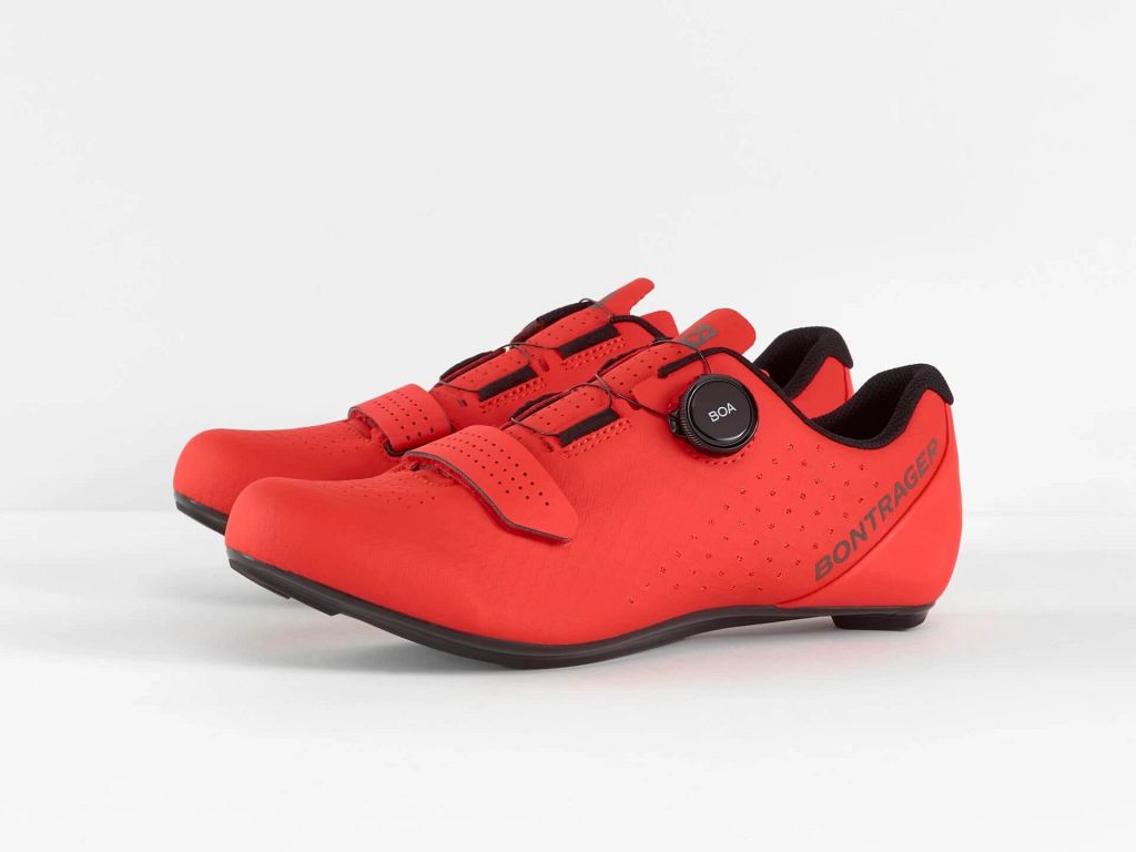 Bontrager Circuit Road cykelsko - Radioactive Red - Kibæk Cykler