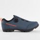 Bontrager Evoke Mountain cykelsko til MTB - Battleship Blue/Radioactive Orange - Kibæk Cykler