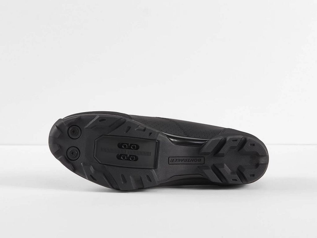 Bontrager Evoke Mountain cykelsko til MTB - Battleship Blue/Radioactive Orange - Kibæk Cykler