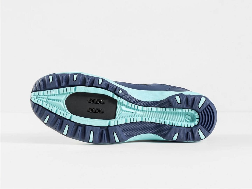Bontrager SSR Multisport cykelsko til kvinder - Nautical Navy / Miami Green - kibæk Cykler