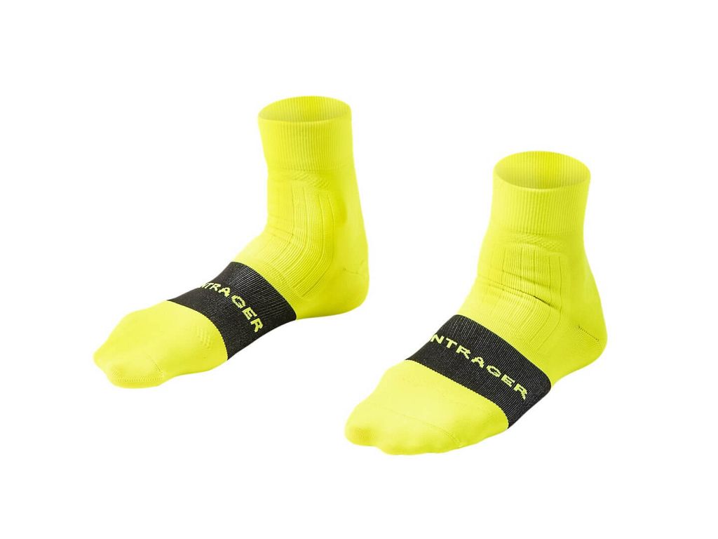 Bontrager Velocis Quarter cykelstrømper - Radioactive Yellow