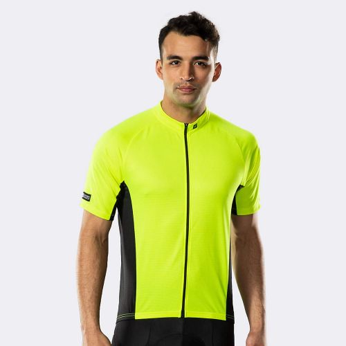 Bontrager Solstice cykeltrøje til mand - gul - Kibæk Cykler
