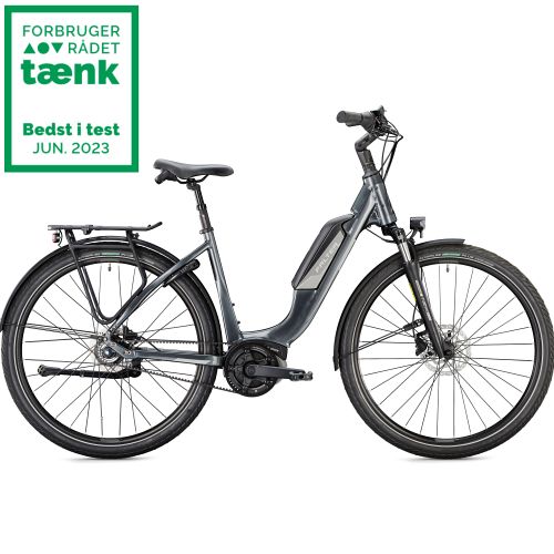 Falter E 9.3 RT - Mørk Anthracite- elcykel med Bosch - Testvinder - Kibæk Cykler
