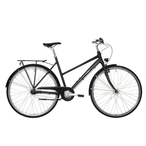 Falter U 3.0 dame citybike - Mat sort - Kibæk Cykler