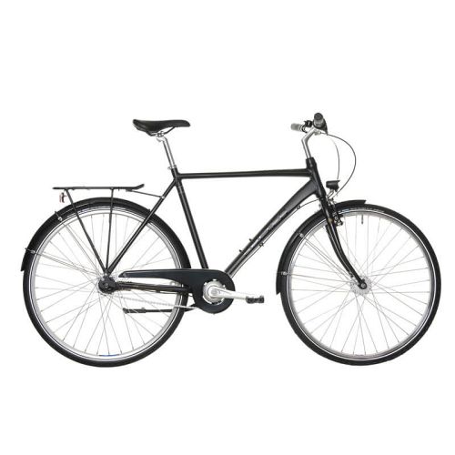 Falter U 3.0 herre citybike - Mat sort - Kibæk Cykler