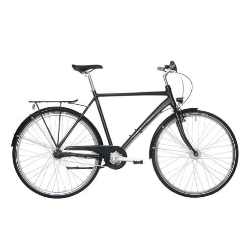 Falter U 3.0 herre citybike - Mat sort - Kibæk Cykler