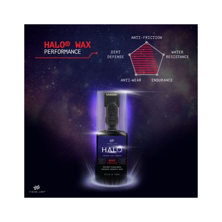 Finish Line Halo Wax - 120 ml voks til cykelkæder - egenskaber - Kibæk Cykler
