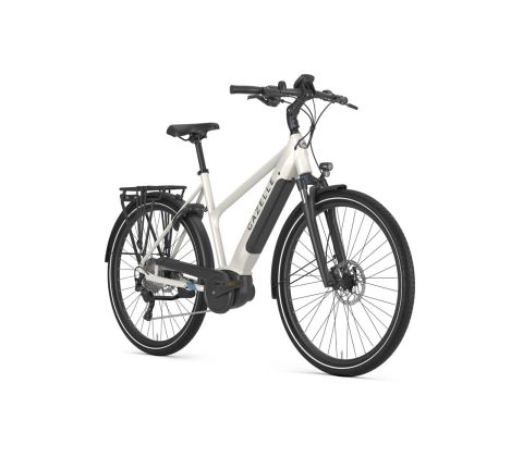 Gazelle Medeo T10 HMB dame elcykel - Ivory White - Kibæk Cykler
