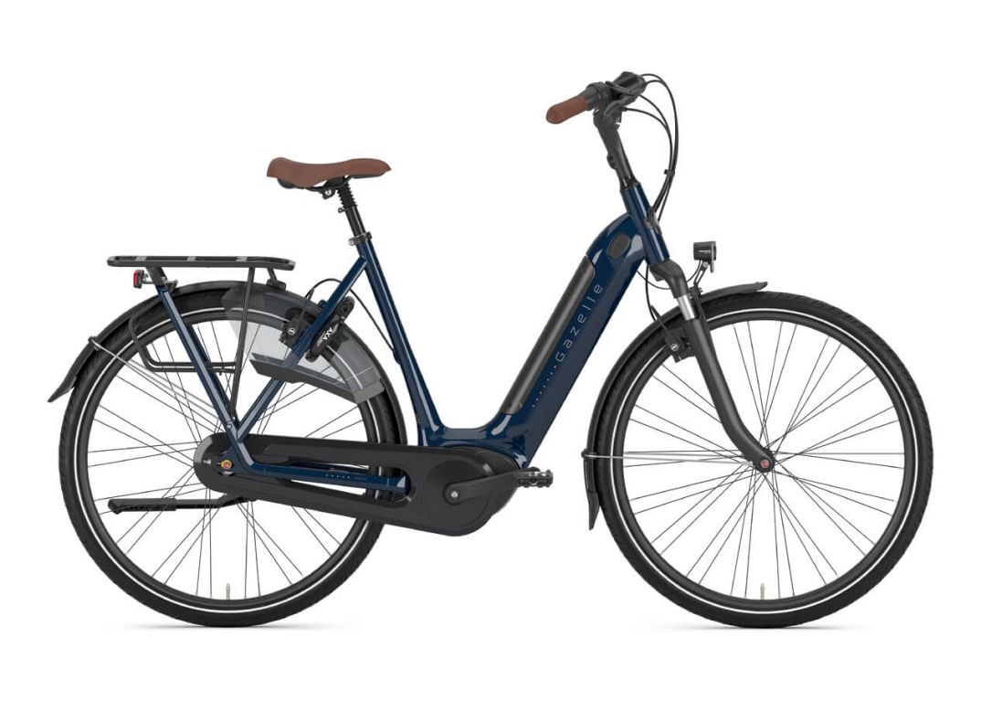 Gazelle Arroyo C7+ HMB Elite - Navy Blue elcykel med Bosch - Kibæk Cykler