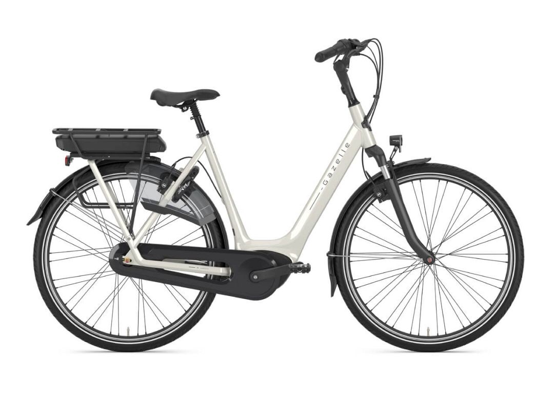 Gazelle Arroyo C7+ HMB elcykel med Bosch - Ivory White - Kibæk Cykler