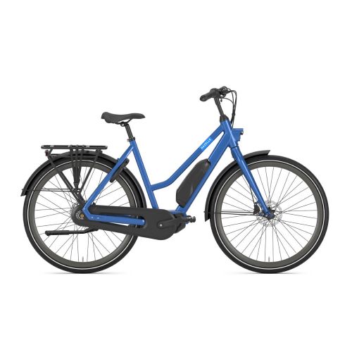 Gazelle Esprit C7 HMS elcykel med centermotor - Tropical Blue - Kibæk Cykler