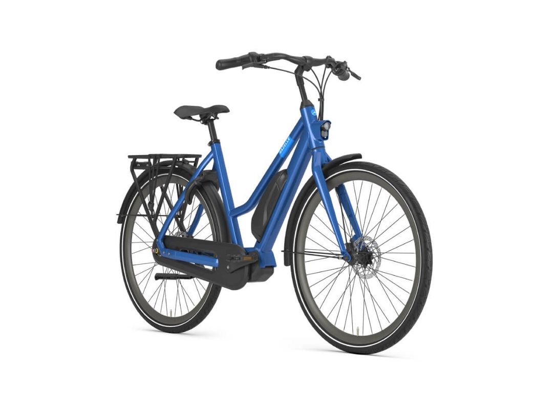 Gazelle Esprit C7 HMS elcykel med centermotor - Tropical Blue - Kibæk Cykler