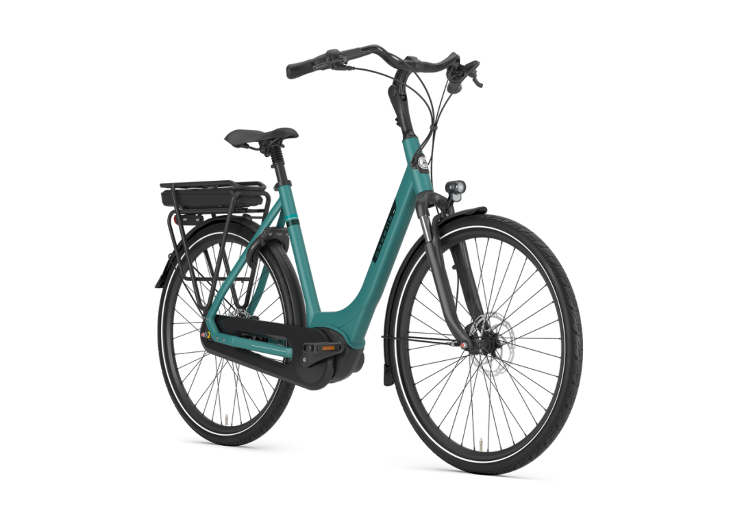 Gazelle Paris C8 HMB Disch - Thyme Green - bosch motor - Kibæk Cykler