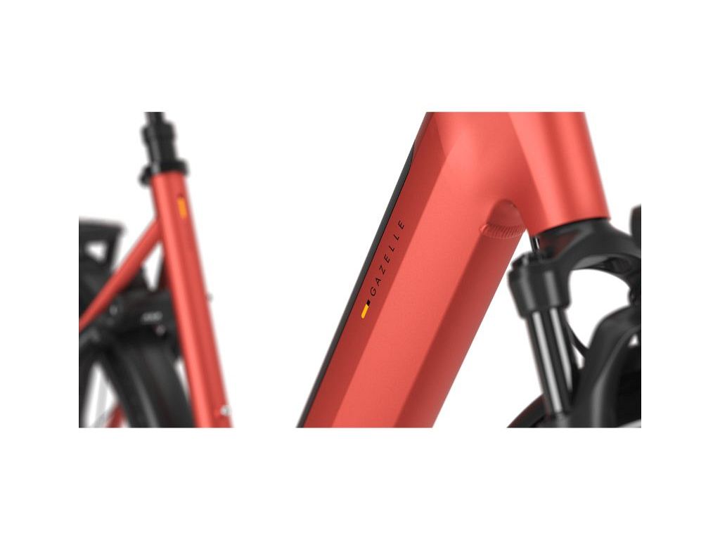 Gazelle Ultimate C5+ - Metallic Orange elcykel med Bosch Performance Line Motor - Kibæk Cykler