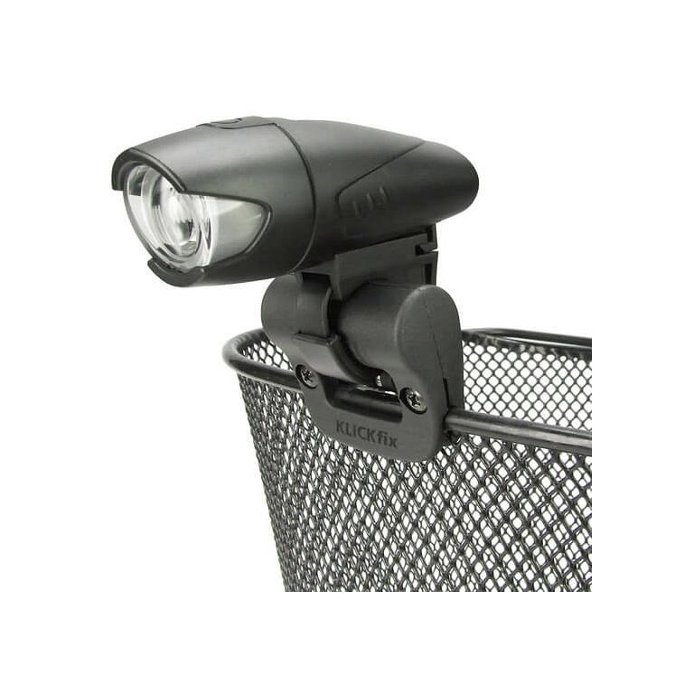 KlickFix Light Clip lygteholder til cykelkurv