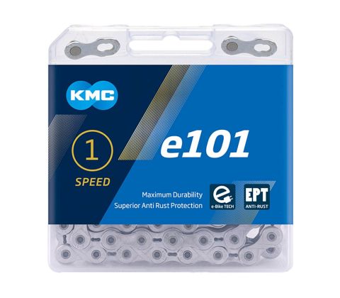 KMC e101 EPT ekstra stærk kæde til elcykel - 1/2'' X 1/8'' - Kibæk Cykler