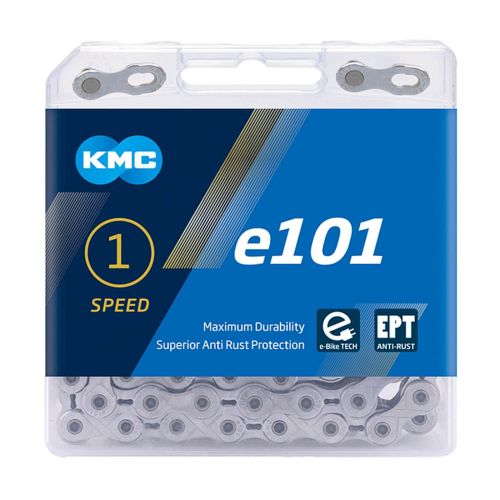 KMC e101 EPT ekstra stærk kæde til elcykel - 1/2'' X 1/8'' - Kibæk Cykler