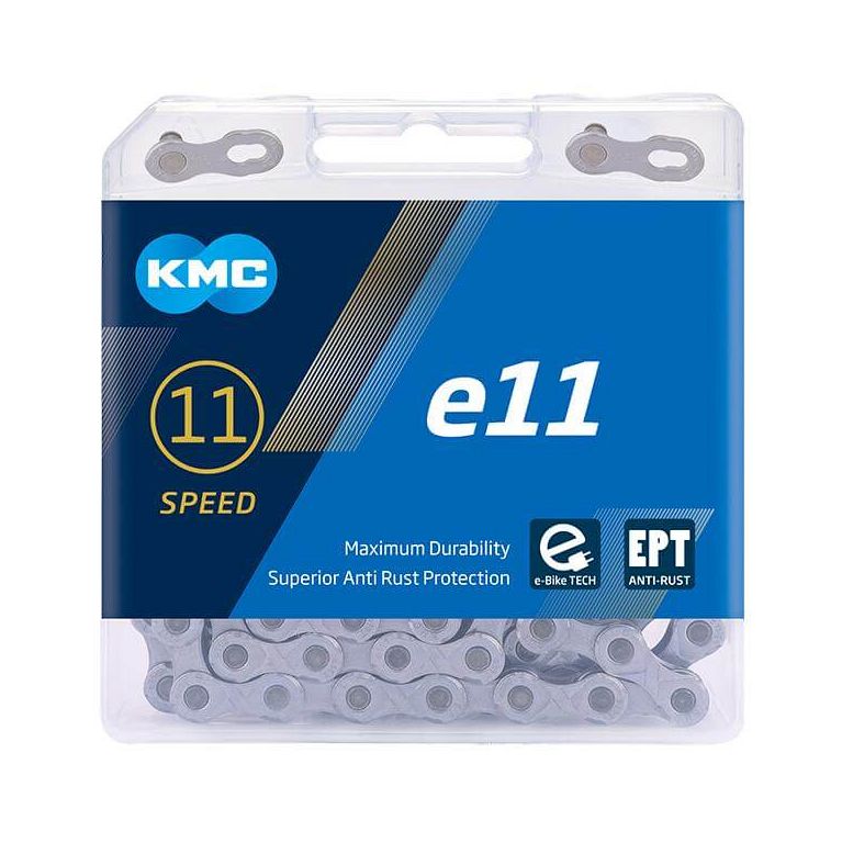 KMC E11 EPT 11 speed kæde til elcykel - 136 led - Kibæk Cykler