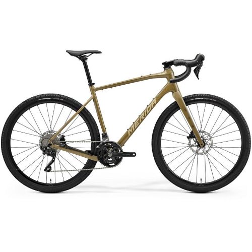 Merida Silex 400 gravelbike med 20 Shimano GRX gear- Oak Bork/Earth Powder - Kibæk Cykler