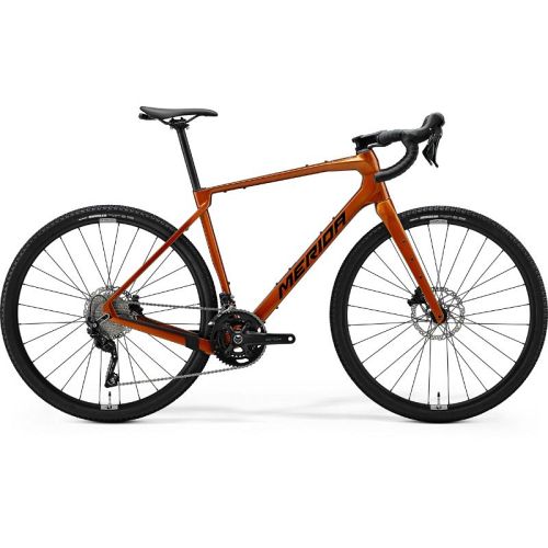 Merida Silex 4000 carbon gravelbike med 20 shimano GRX gear - Wild Honey/Black - Kibæk Cykler