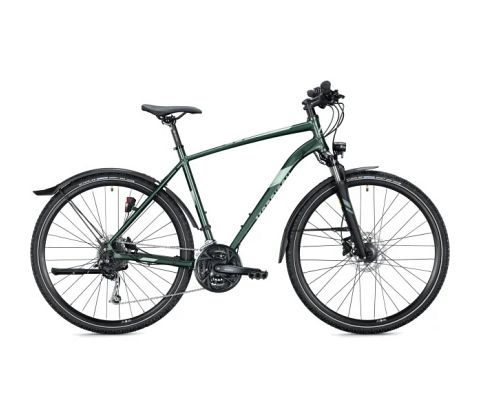 Morrison X 2.0 hybrid herrcykel - Forest Green - skov grøn - Kibæk Cykler
