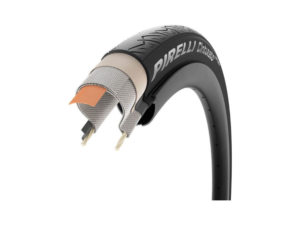 Pirelli Cinturato Sport foldedæk til racer og citybike - 700x28C - Kibæk Cykler
