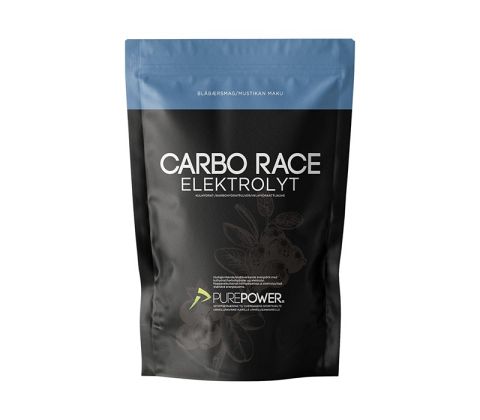 Purepower Carbo Race Elektrolyt energidrik med blåbærsmag - Kibæk Cykler
